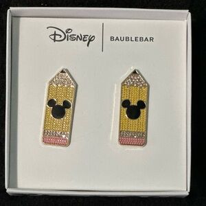 Disney BaubleBar Mickey Pencil Earrings ✏️